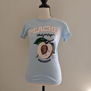 Peaches Records Merch Baby Blue T-Shirt